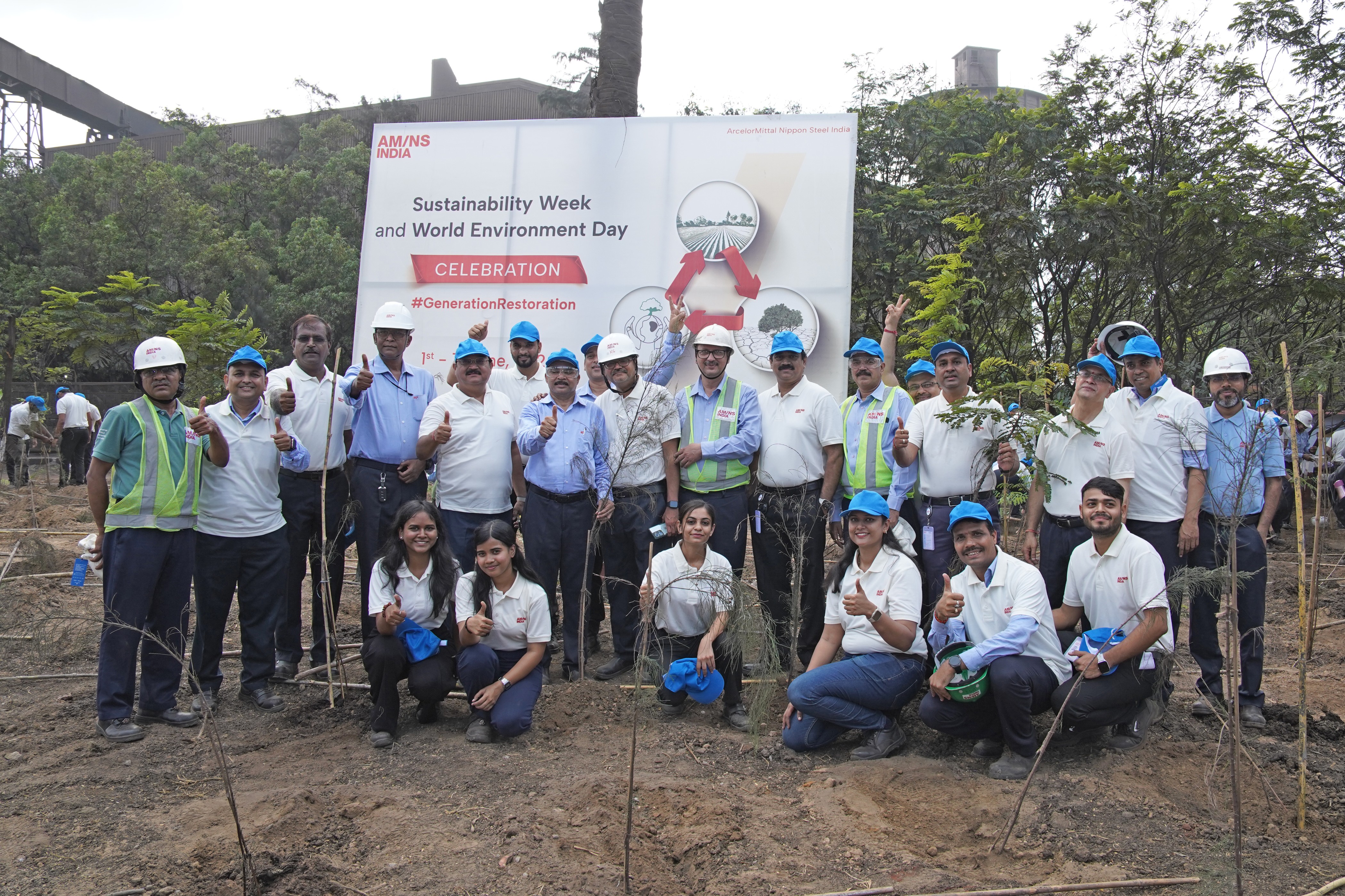 AM/NS India organises cleaning drive at Suvali beach to mark World Environment Day